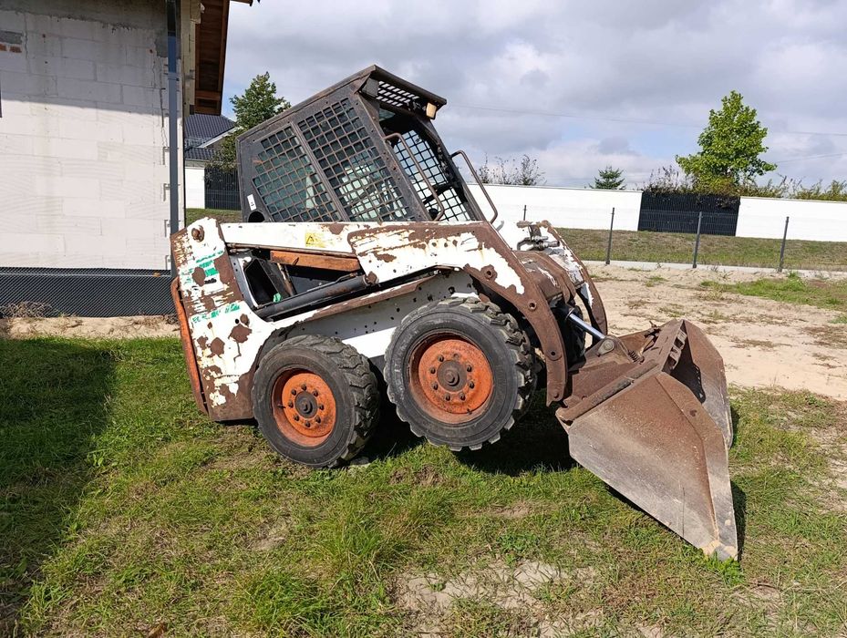 Miniładowarka Bobcat 751 Łyżka + łyżkokrokodyl Case