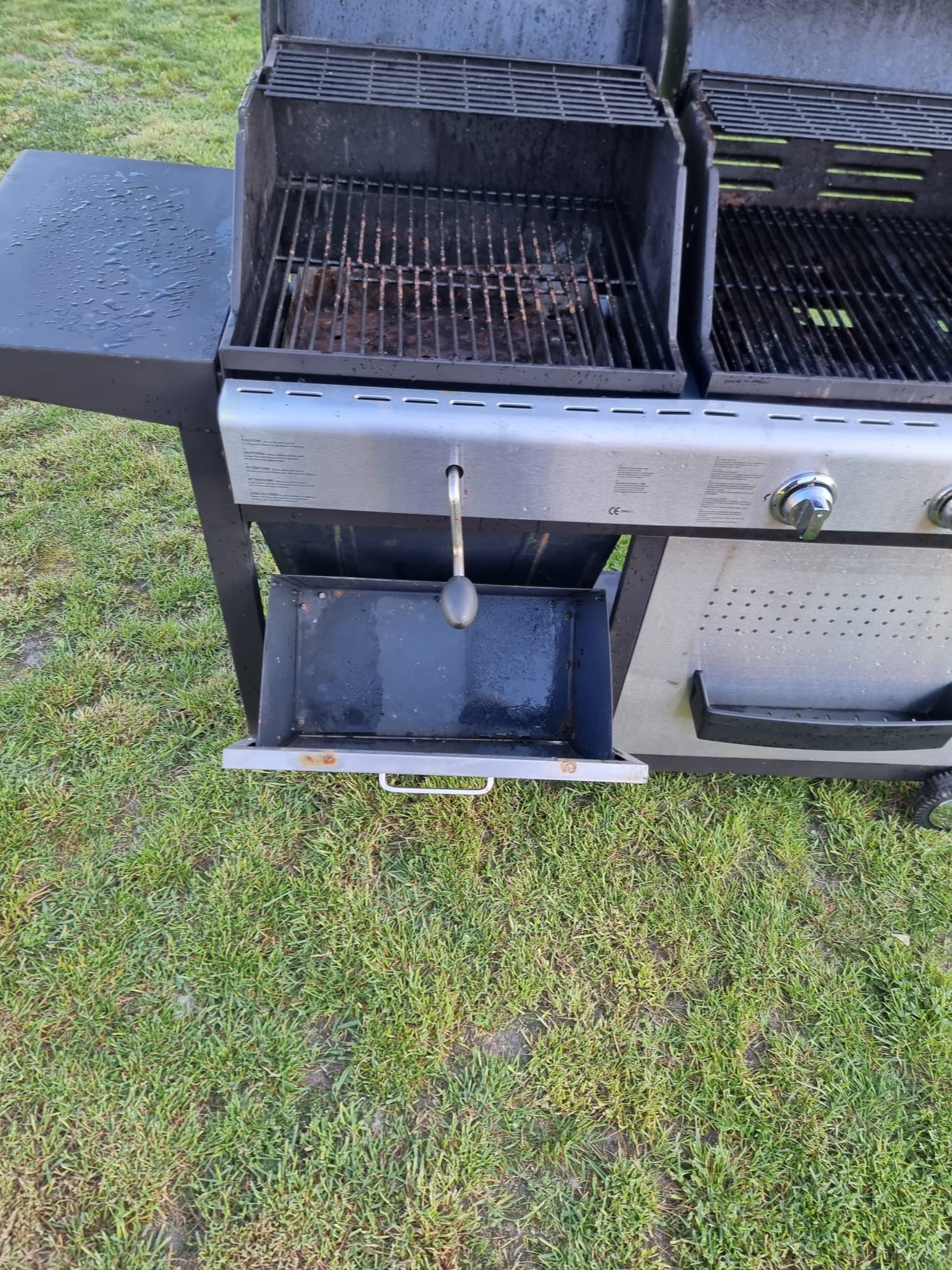 Grill gazowy 3 palnikowy i węglowy. 2 w 1