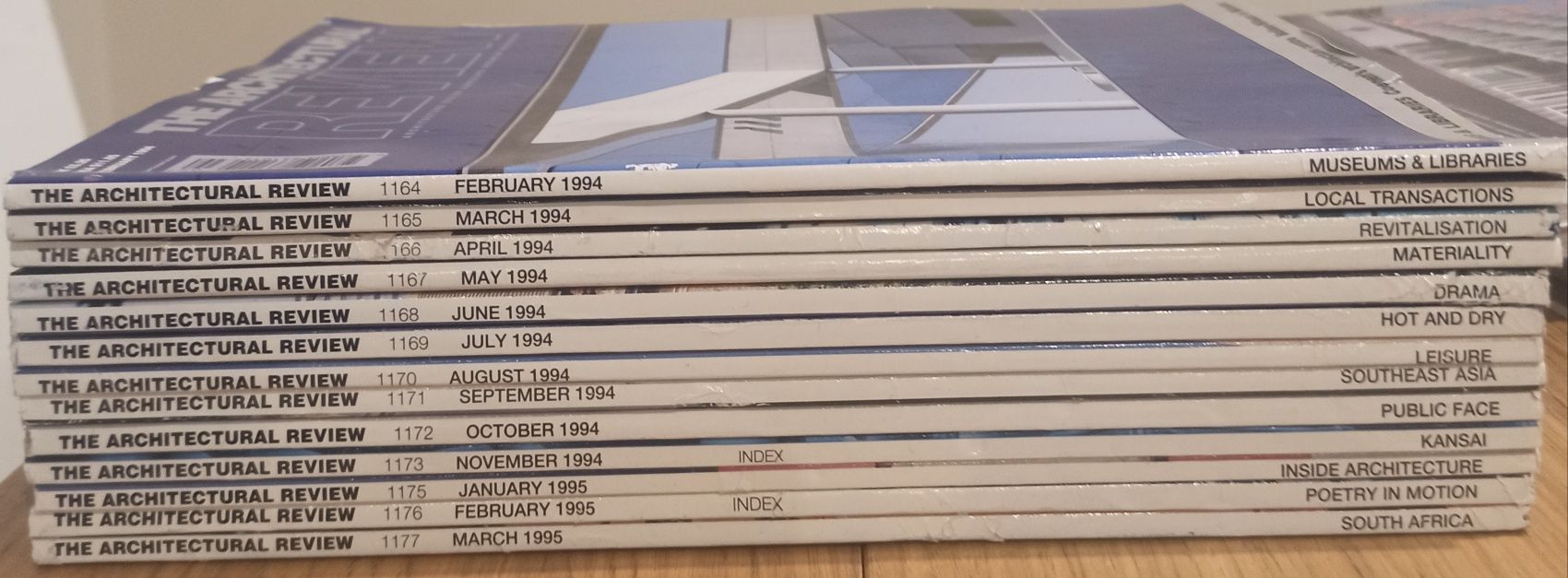 The Architectural Review - Várias edições
