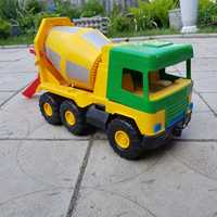 машинка игрушечная бетономешалка цементовоз Вадер Вадэр Wader