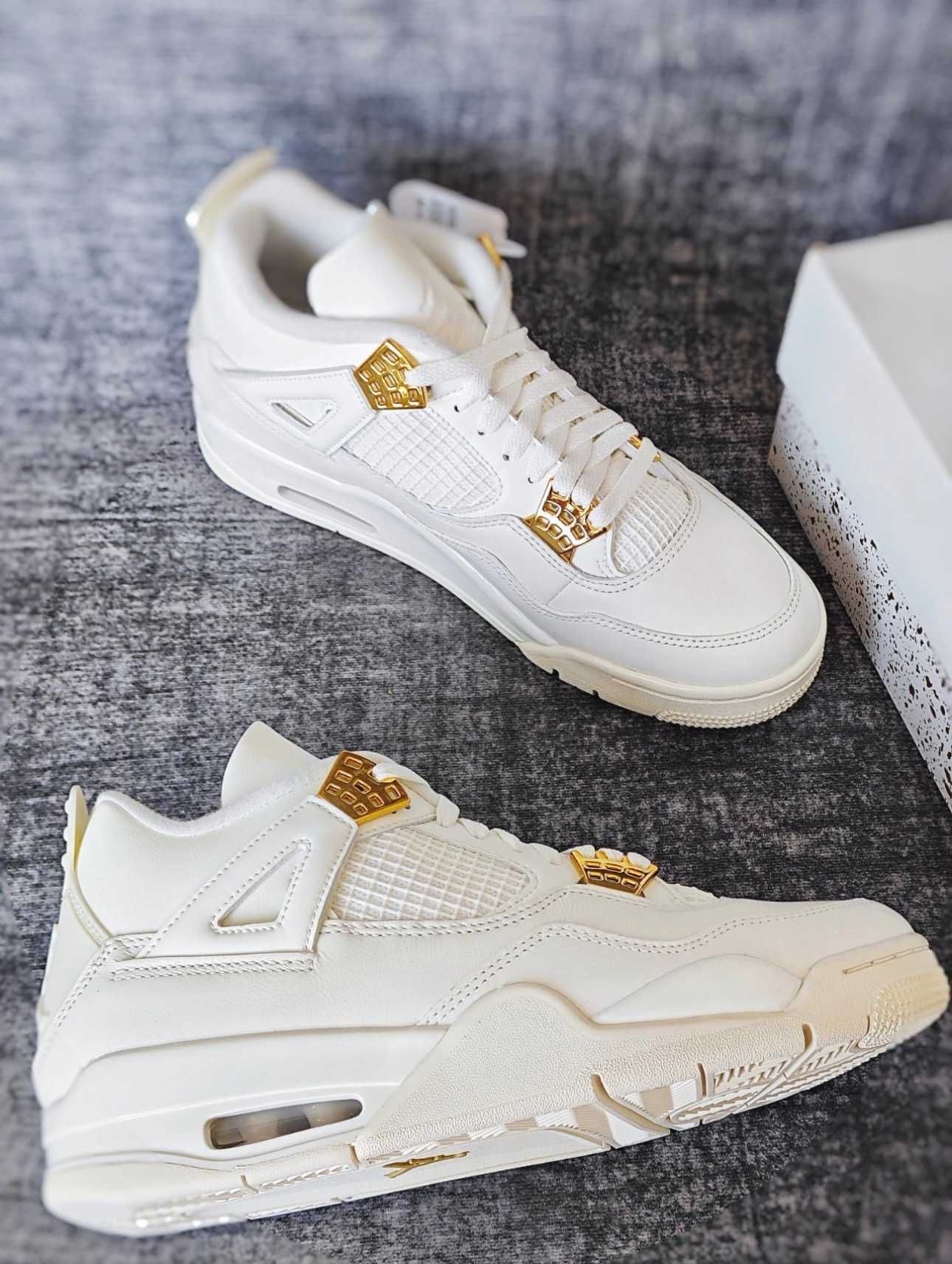 buty Espadryle JordanAirJordan4RetroMetallicGold Espadryle R.44