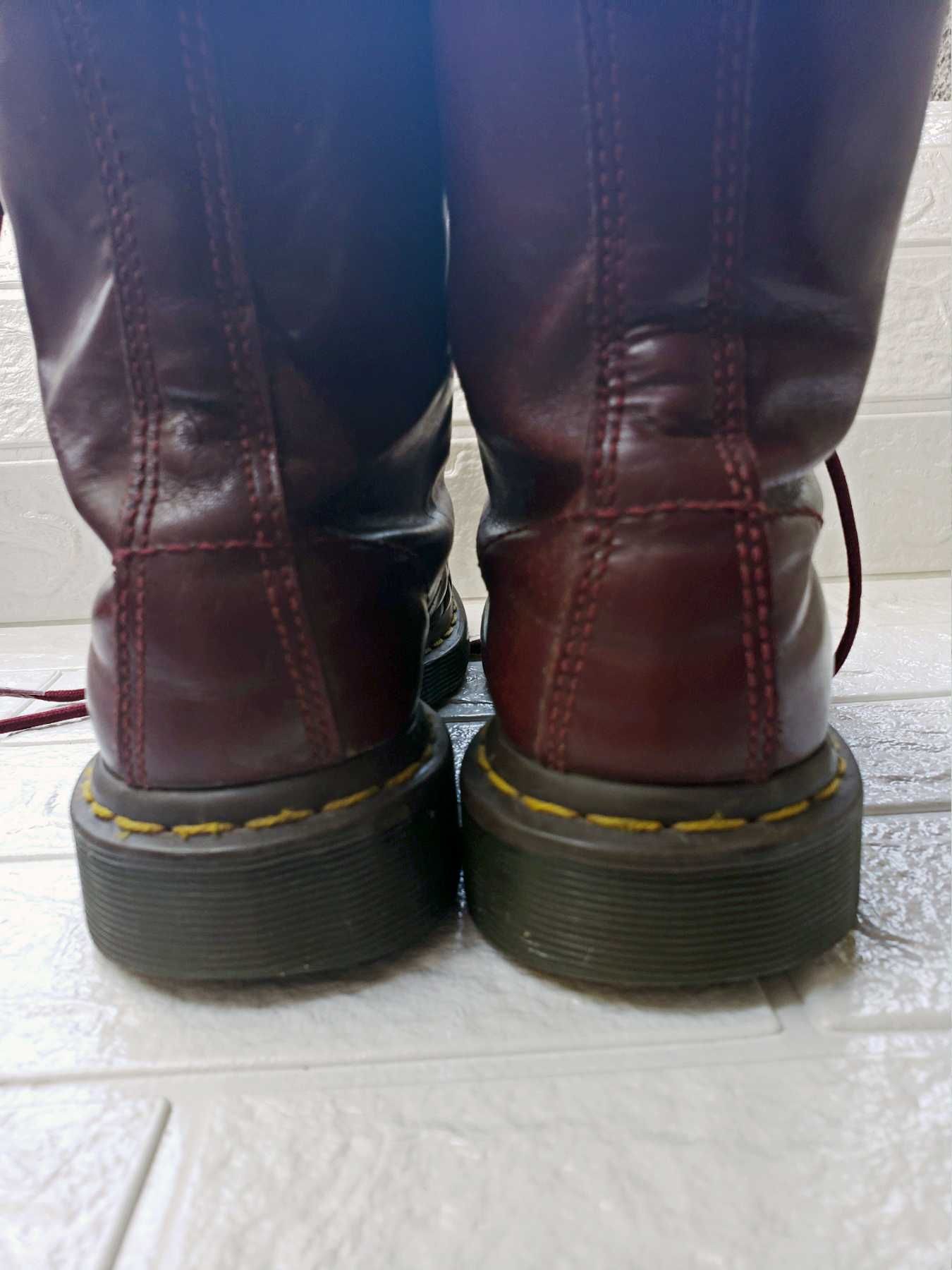 Черевики Dr.Martens Pascal Original EU38/USA7 жіночі бордові боти 25см