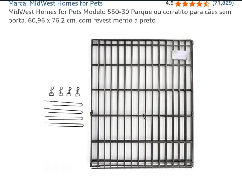 Casa/parque/ grade animais com parte superior