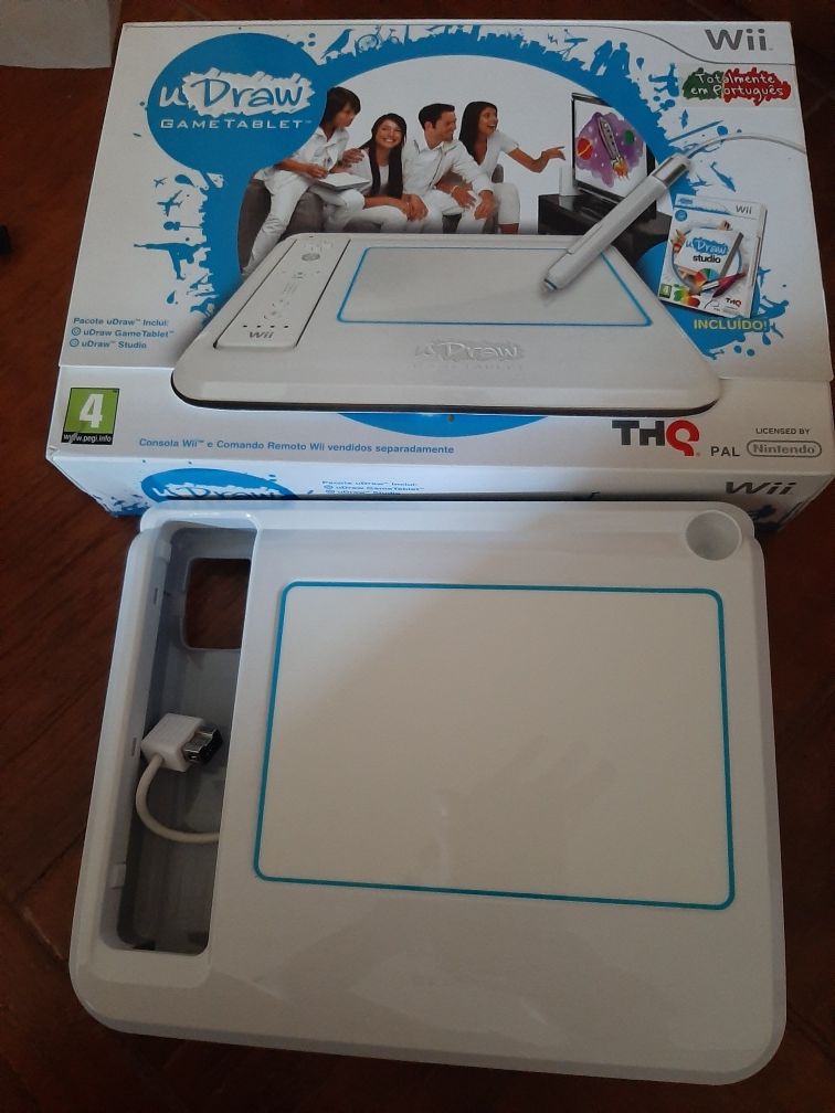 Wii- Tablet UDraw + jogos
