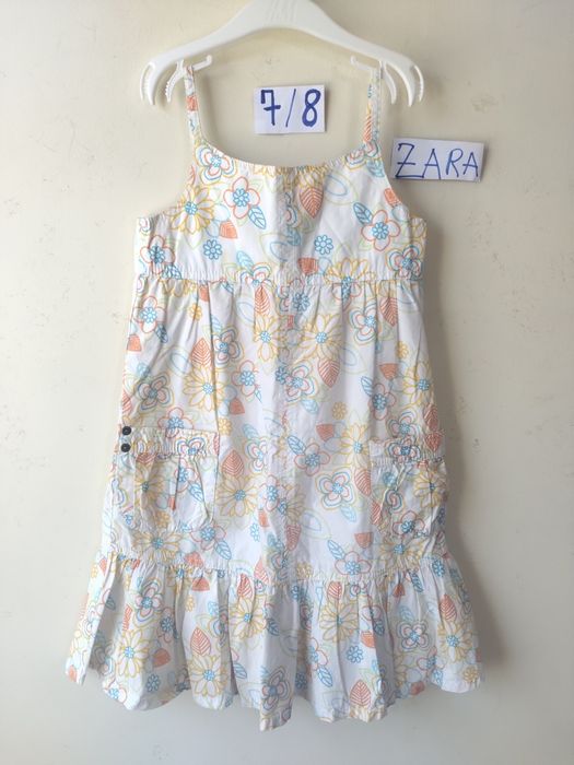 Vestido verão Zara tam 7/8 anos,lindo