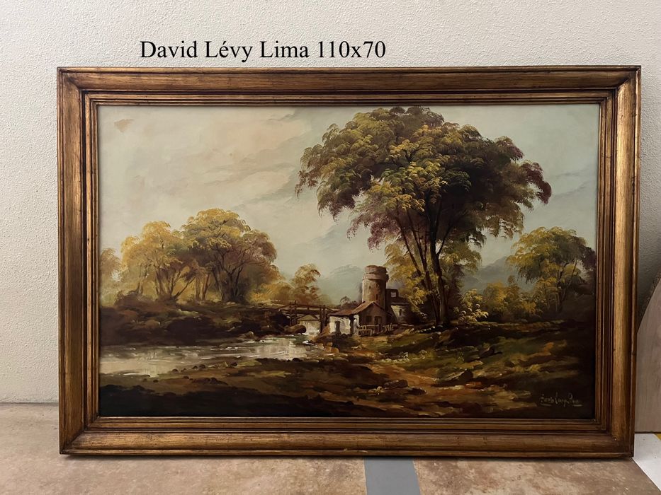 Quadro pintado a Oleo David Lévy Lima
