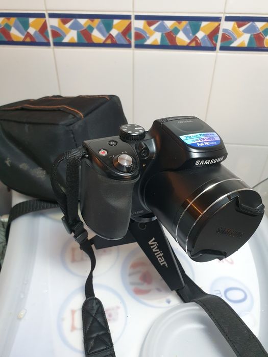 Samsung WB2100+Bolsa de armazenamento Tripé