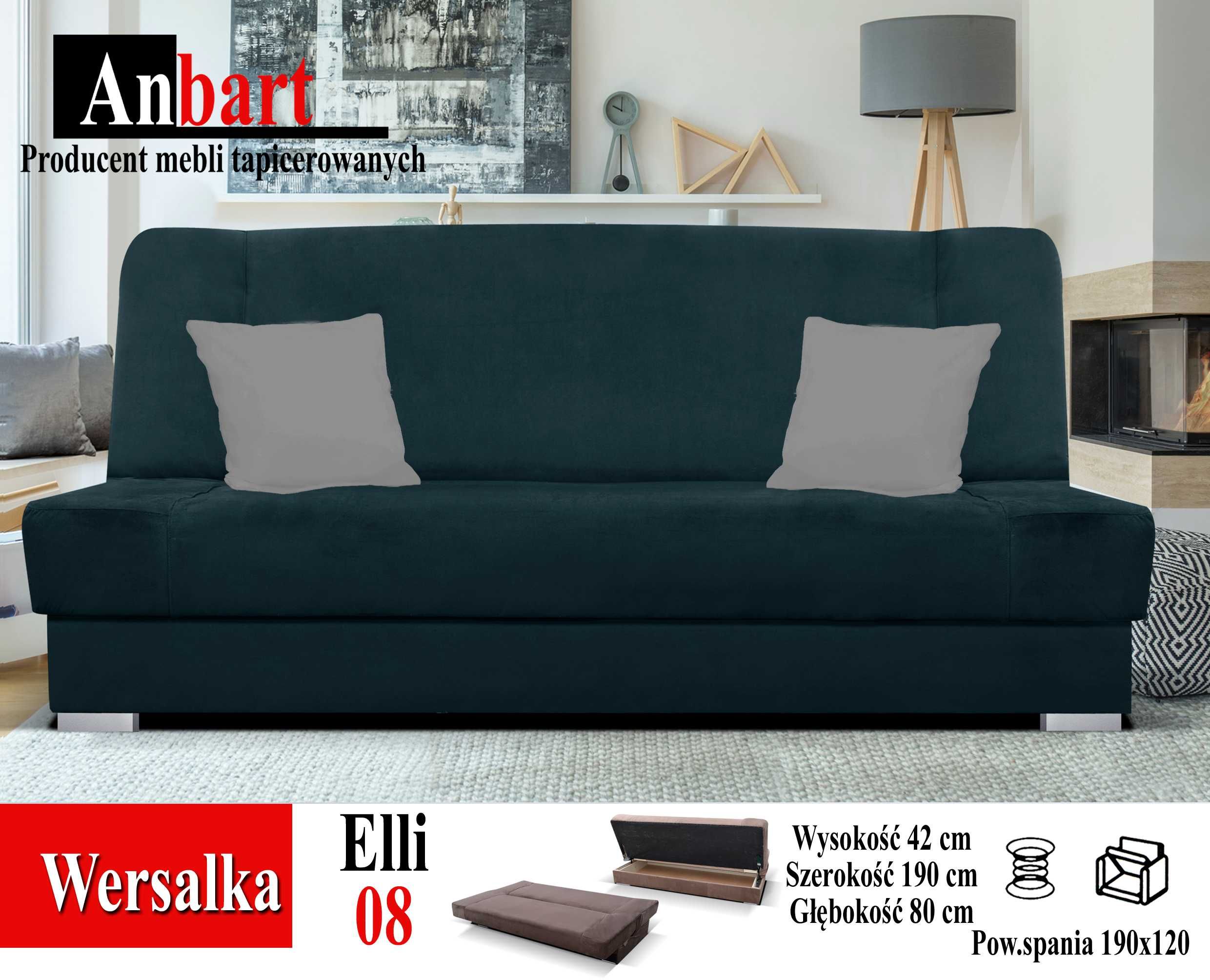 WERSALKA ROZKŁADANA Sofa Kanapa Łóżko Producent Dostawa