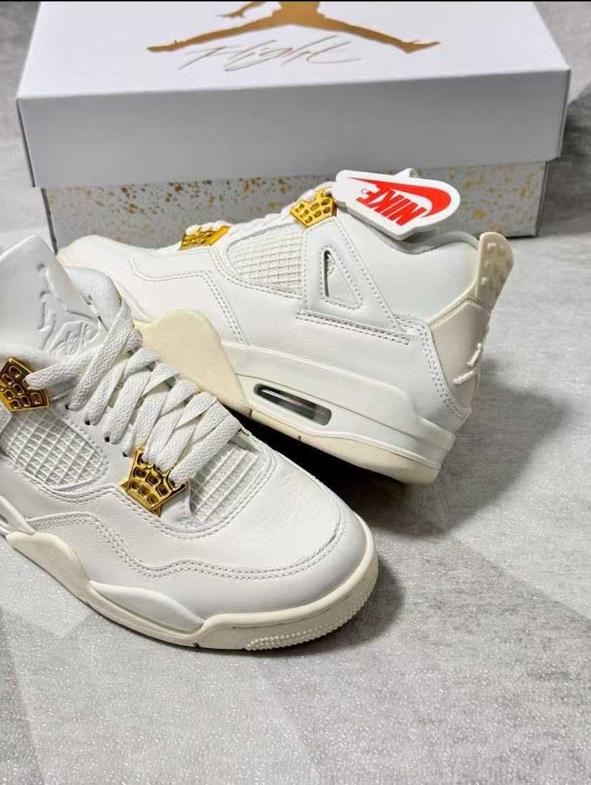 Jordan 4 Retro Metallic Gold R.44