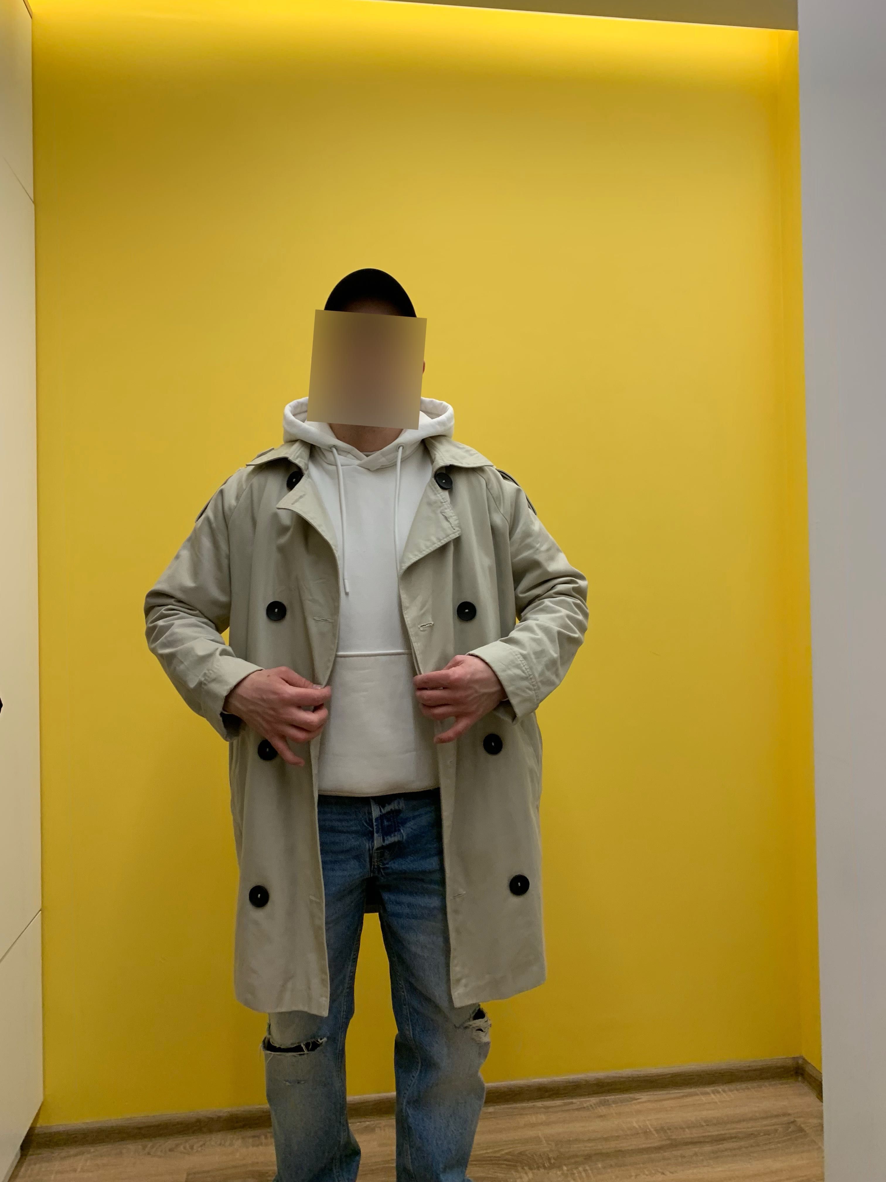 Тренч (Плащ) Бежевий Чоловічий
