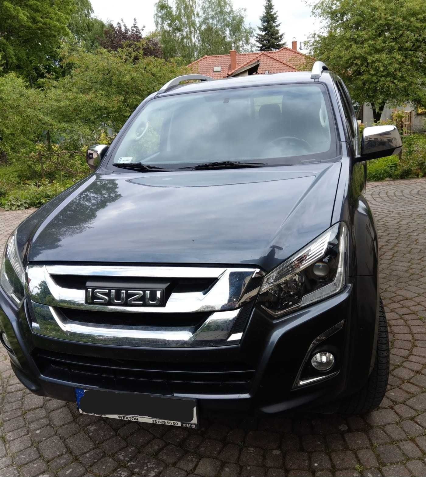 Isuzu D-Max 1.9 DC LSX, automat, pełna zabudowa, 2017r