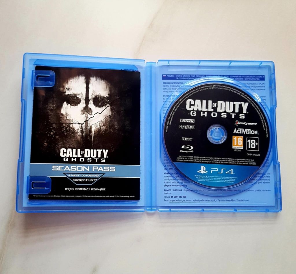 ‼️Call of duty Ghosts ps4/ps5 NAPISY PL.