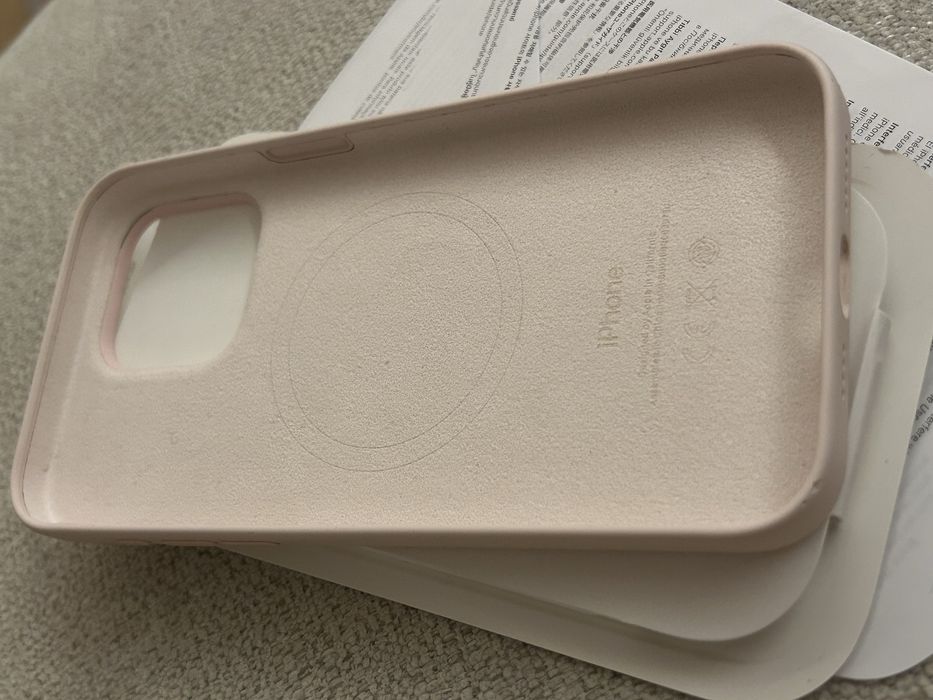 NOWE Etui APPLE Silicone Case MagSafe do iPhone 15 Pro Max Jasnoróżowy