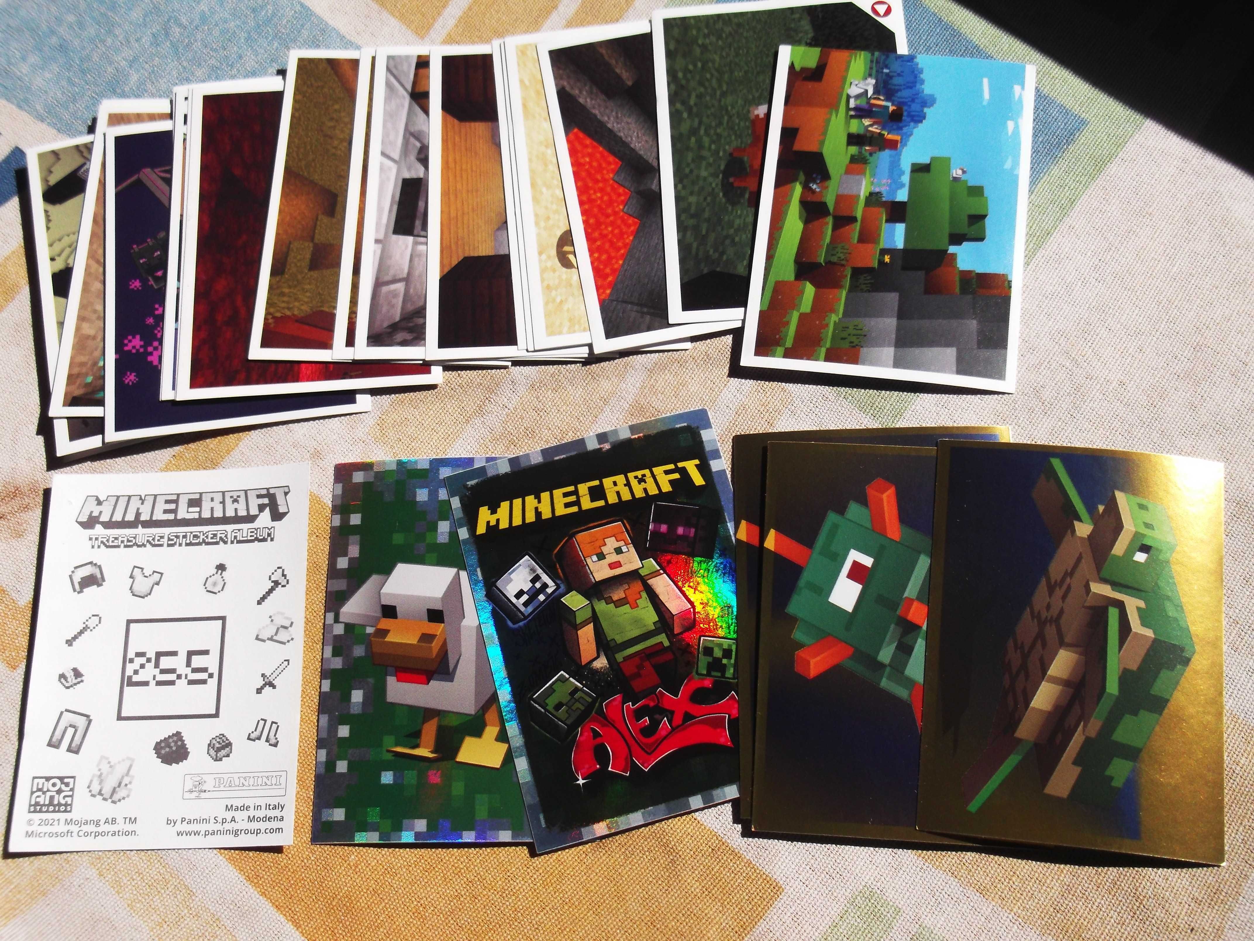 Cromos MINECRAFT da Panini 2021