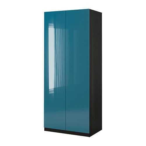 Drzwi PAX turkus Fardal 50x236 7 sztuk jak Nowe IKEA fronty
