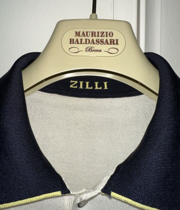 Шелковая поло Zilli