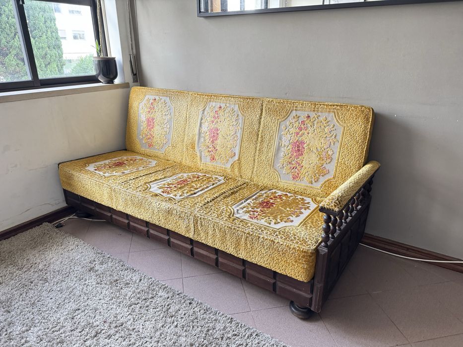 2x Vintage Sofa Cama + sofa