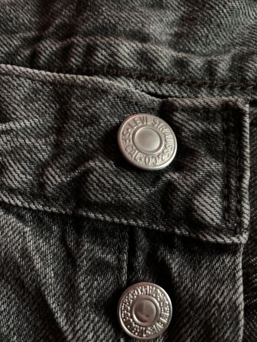 Calções de ganga pretos Levi’s 501