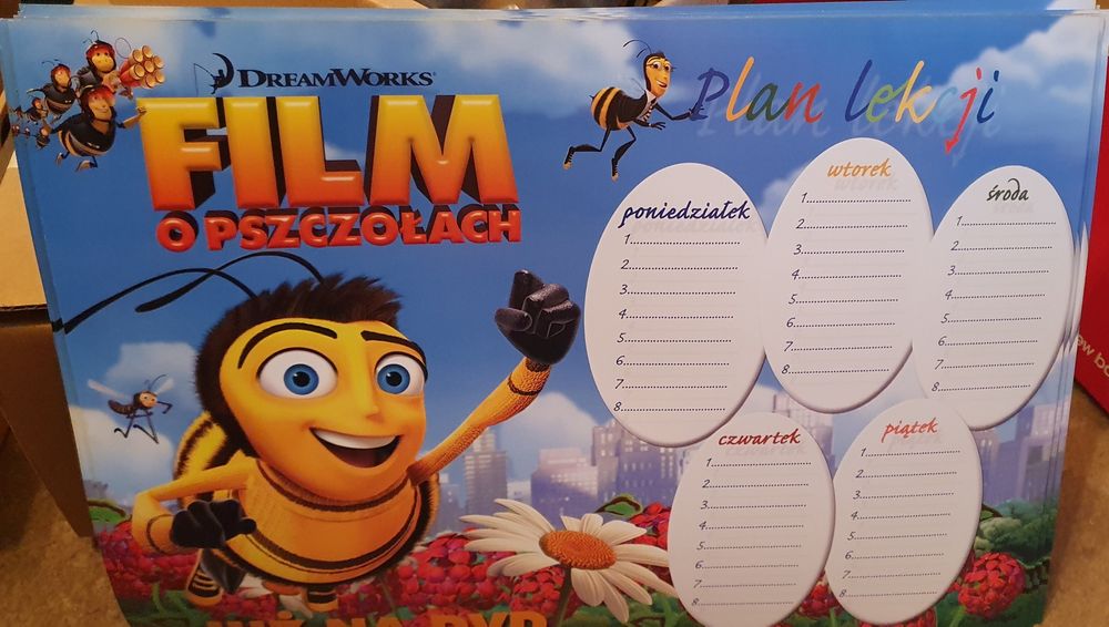 Plan lekcji mix 52 sztuki