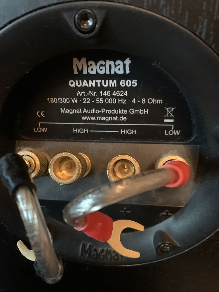 Акустичні колоноки Magnat Quantum 605 / ТОП звук / Bi-wiring /200вт
