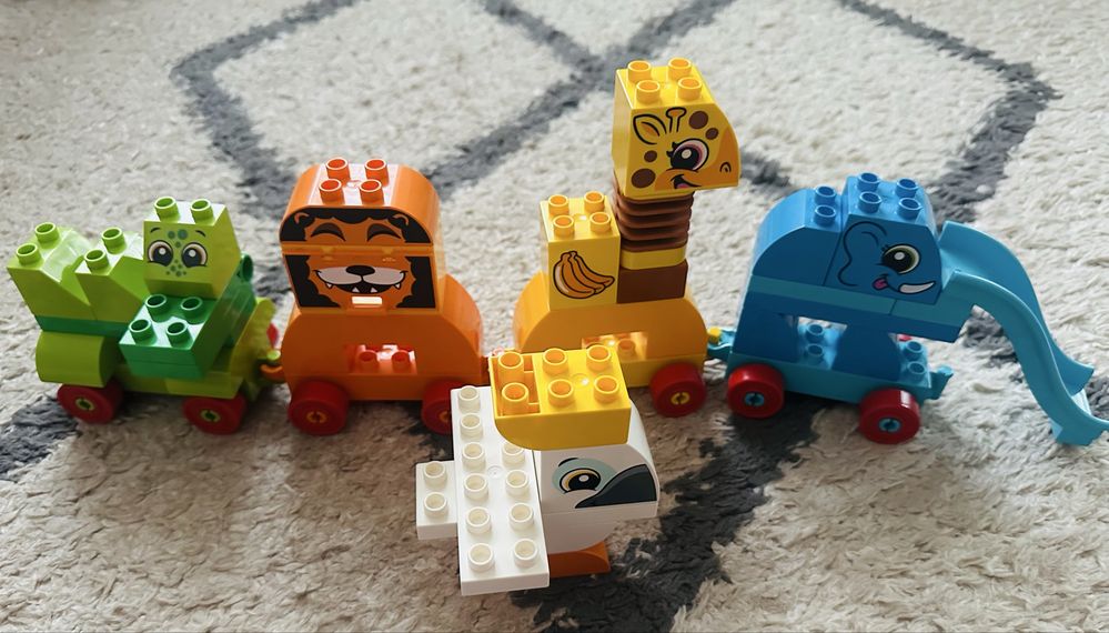 Лего дупло lego duplo мої перші тварини