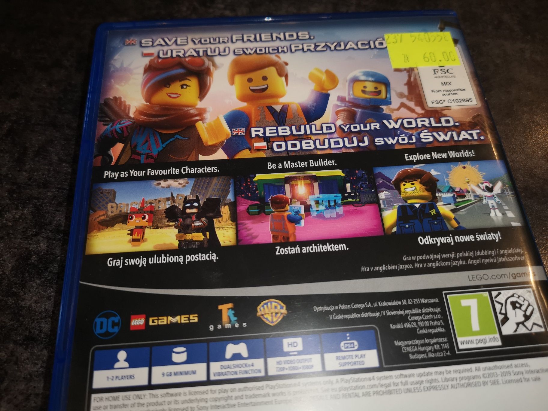 Lego Przygoda 2 PS4 gra PL (możliwość wymiany) kioskzgrami Ursus
