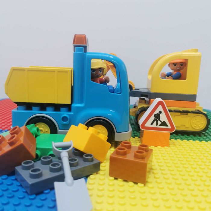LEGO DUPLO 10812 Ciężarówka i koparka gąsienicowa