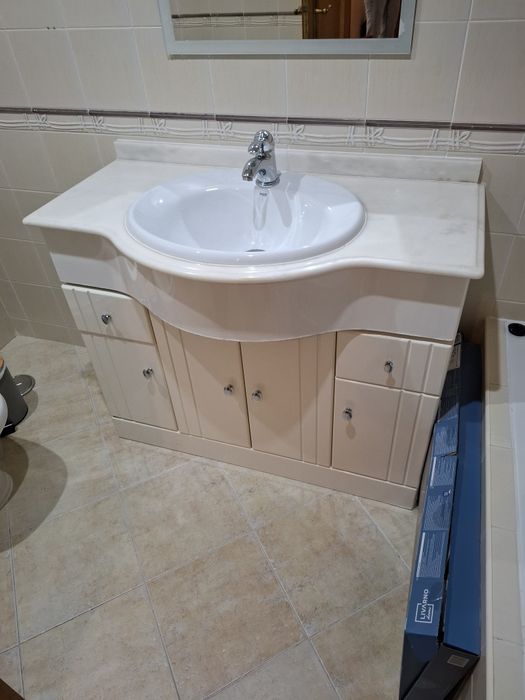 Móvel Lavatório Wc + Bidé + Torneira Banheira