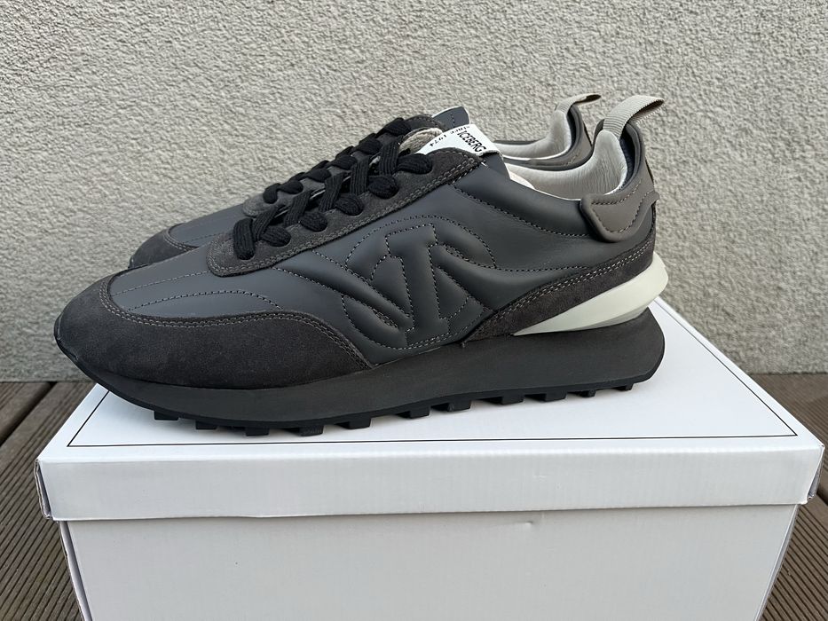 ICEBERG skórzane meskie sneakersy LOOP GREY New 43