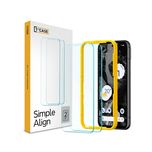 Защитное стекло 1stcase SimpleAlign 2-pack для Google Pixel 8a Clear