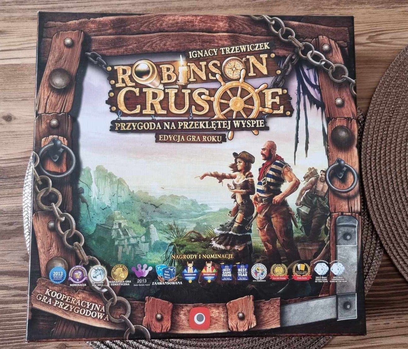 Gra planszowa Robinson Crusoe + wszystkie dodatki