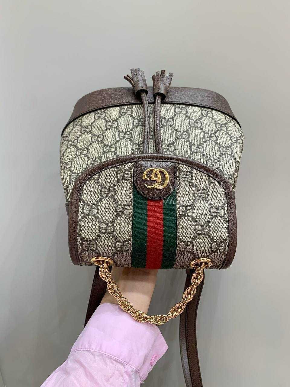 Под заказ рюкзак Gucci Ophidia Гучи Офидия текстиль натуральная кожа