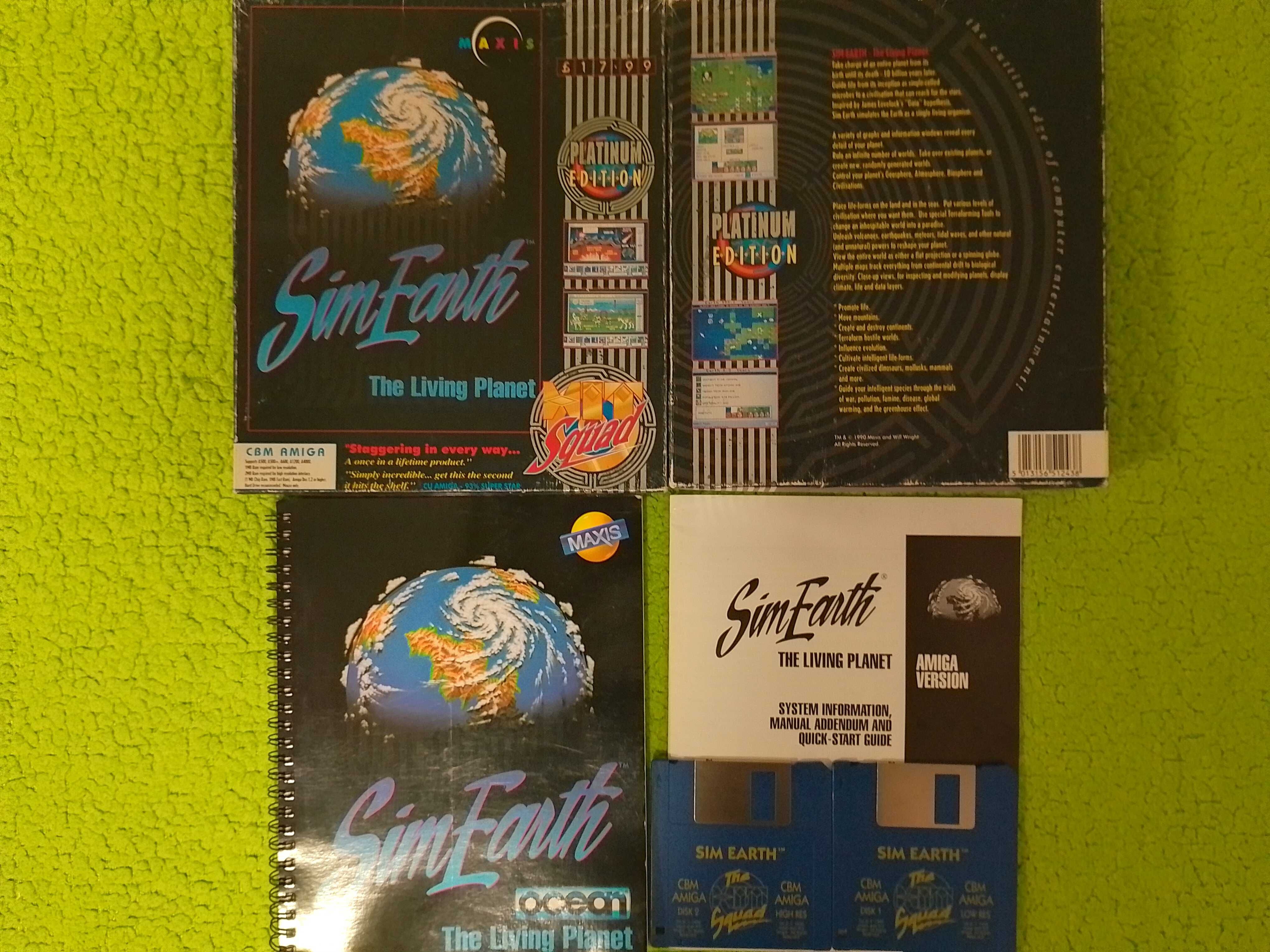 Sim Earth AMIGA komplet