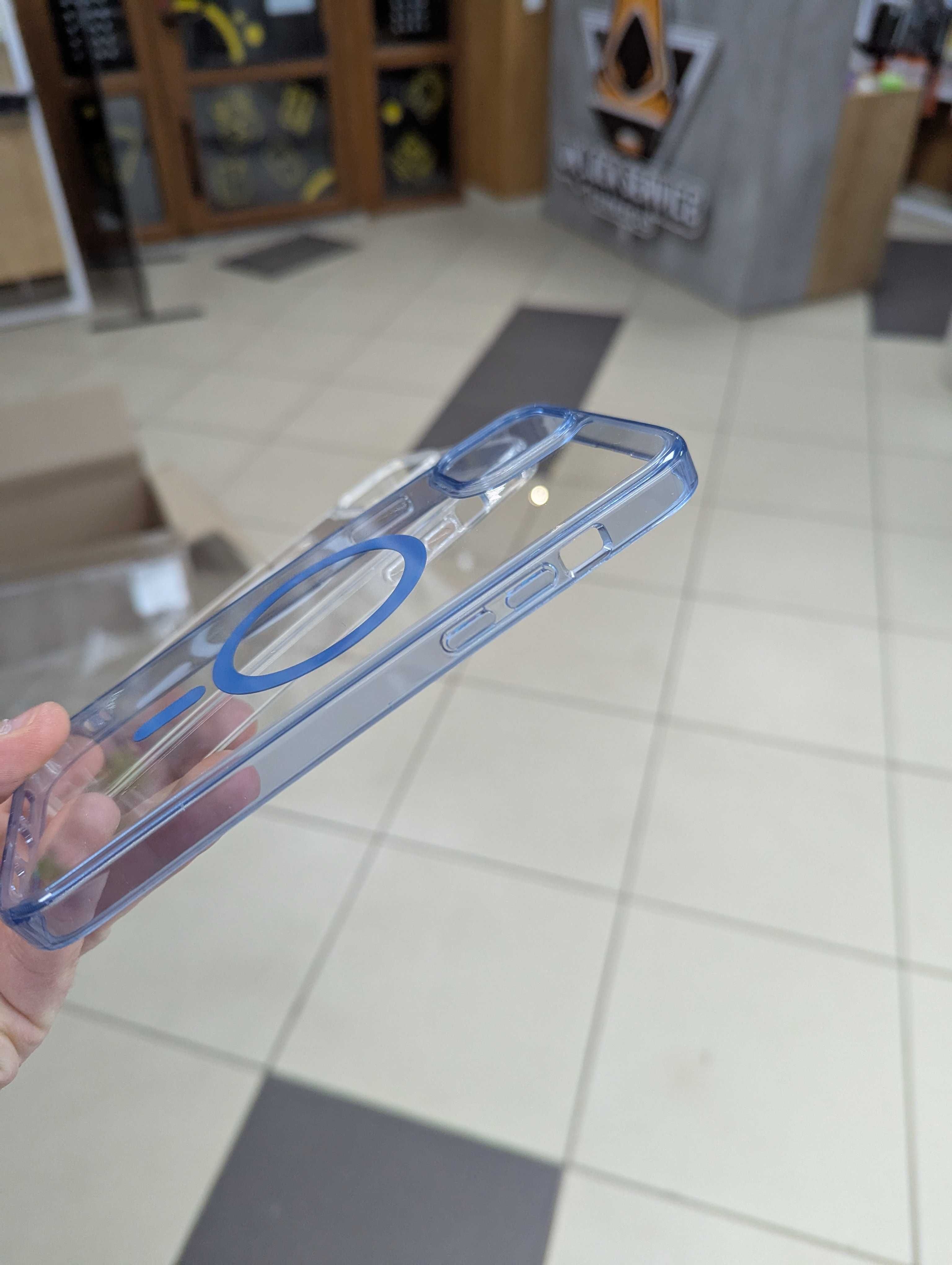 iPhone 14 Plus Чехол Rock Pure Magnetic Прозорий чохол Magsafe