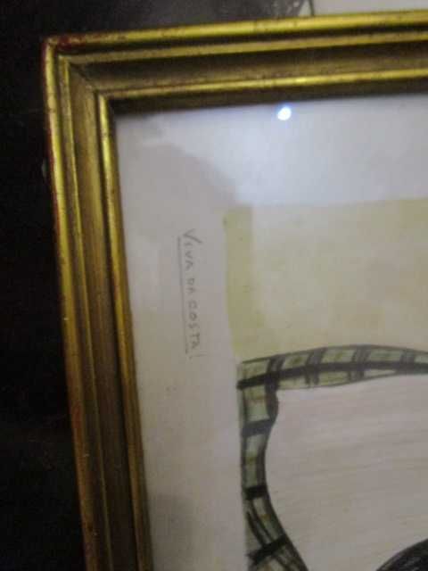 Quadro aguarela Amarelhe