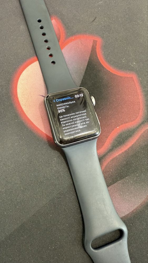 Apple watch series 3 38mm Nike. 95%. Гарантія