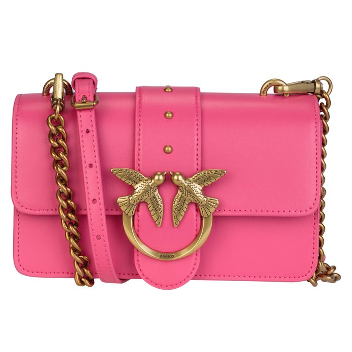 PINKO skórzana torebka listonoszka Love one Mini