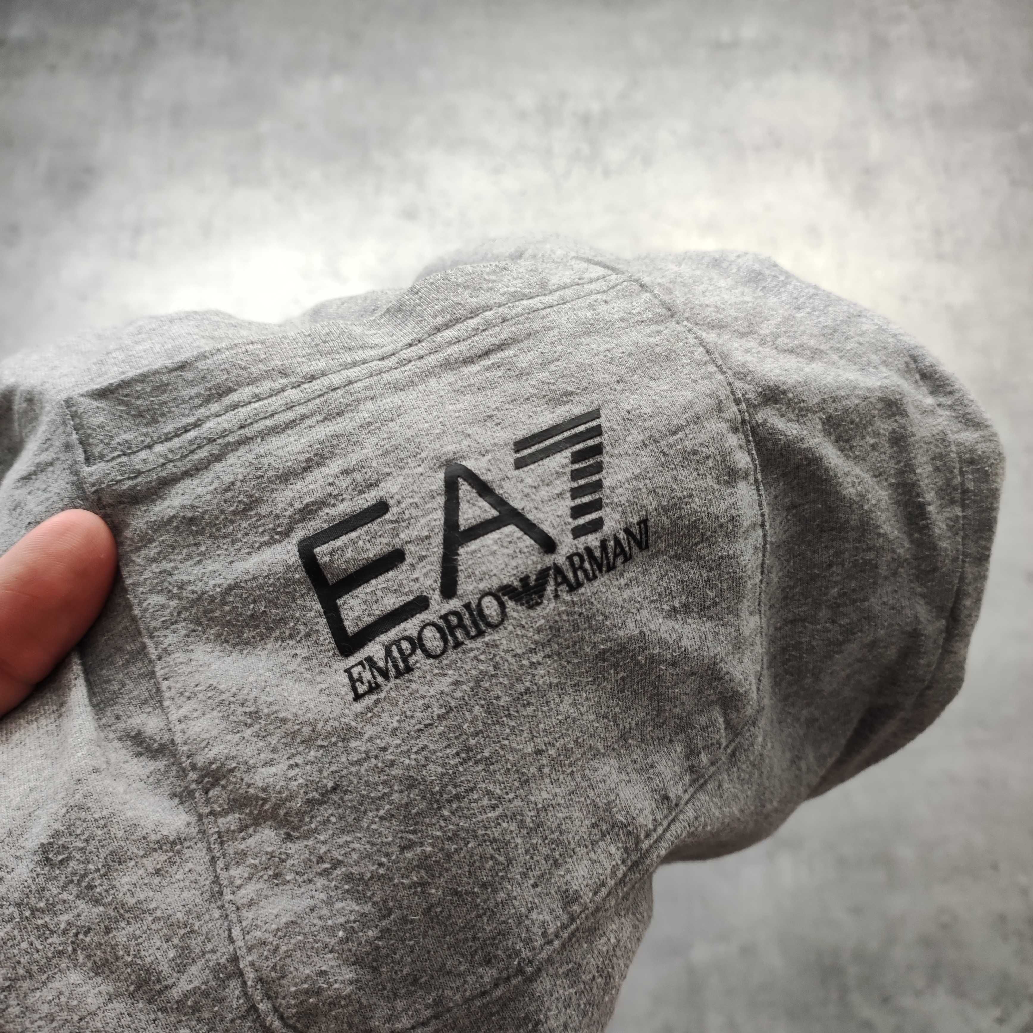 MĘSKIE Spodnie Sportowe Dresy Bawełna EA7 Emporio Armani PREMIUM Logo