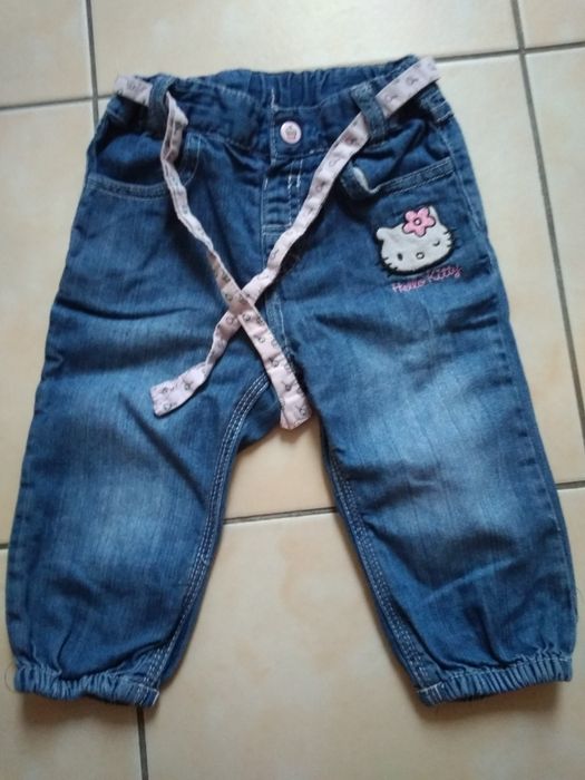 Spodnie hello kitty, h&m, jeans