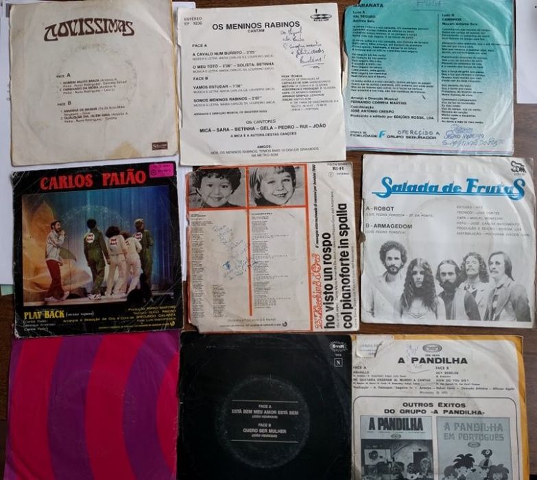 Discos Musica Portuguesa raros 45 rotações