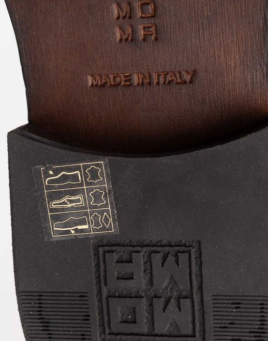 MOMA Botas em Pele US7 UK6 EU40 Made in Italy RRP€380 (Novas na caixa)