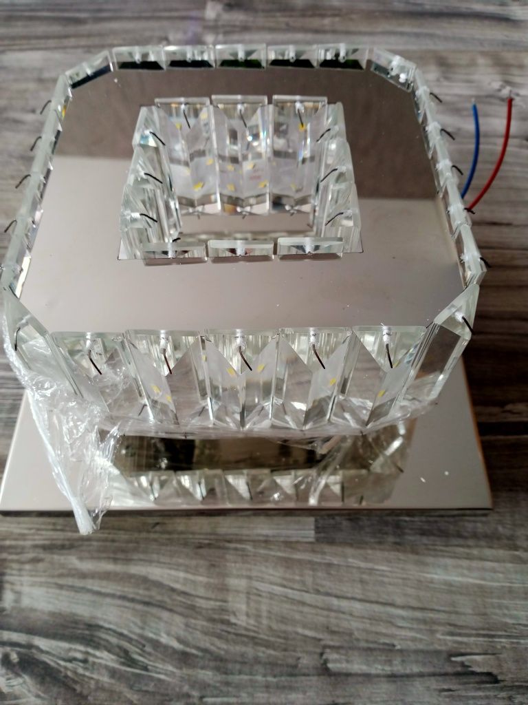Kryształowy żyrandol, plafon, lampa sufitowa LED