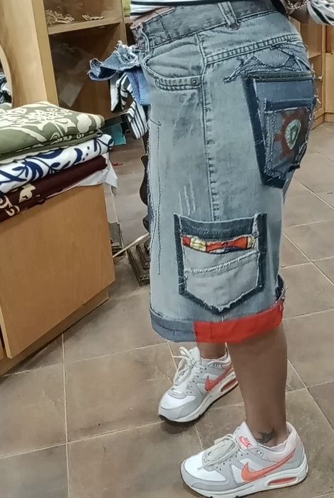 Bermudas exclusivas em Patchwork