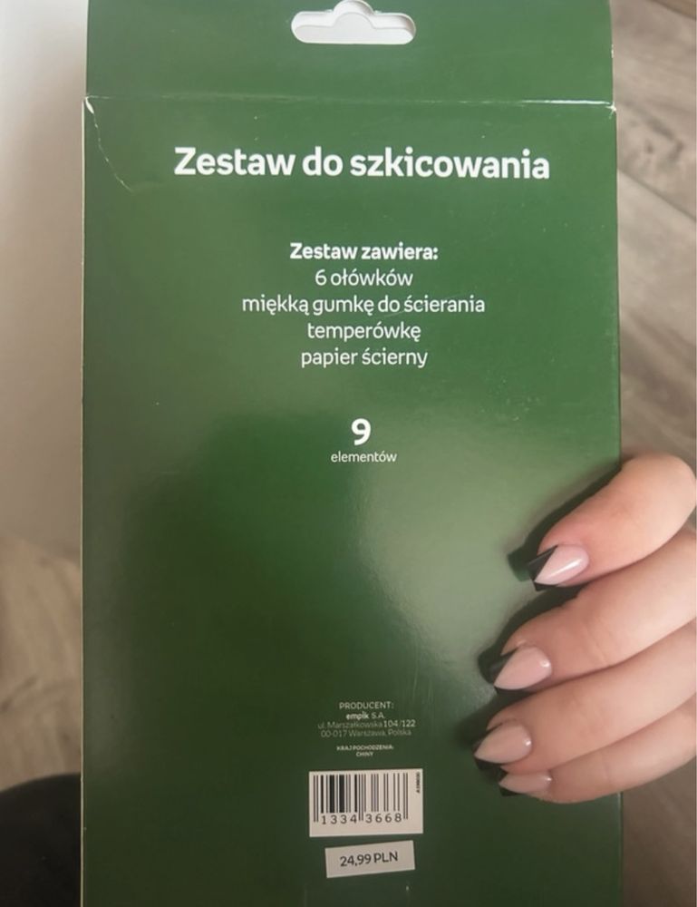 zestaw do szkicowania