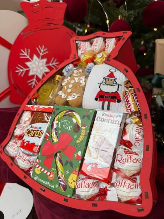 Подарунковий набір бокс Солодкий подарунок для дочки Мішечок Кіндер