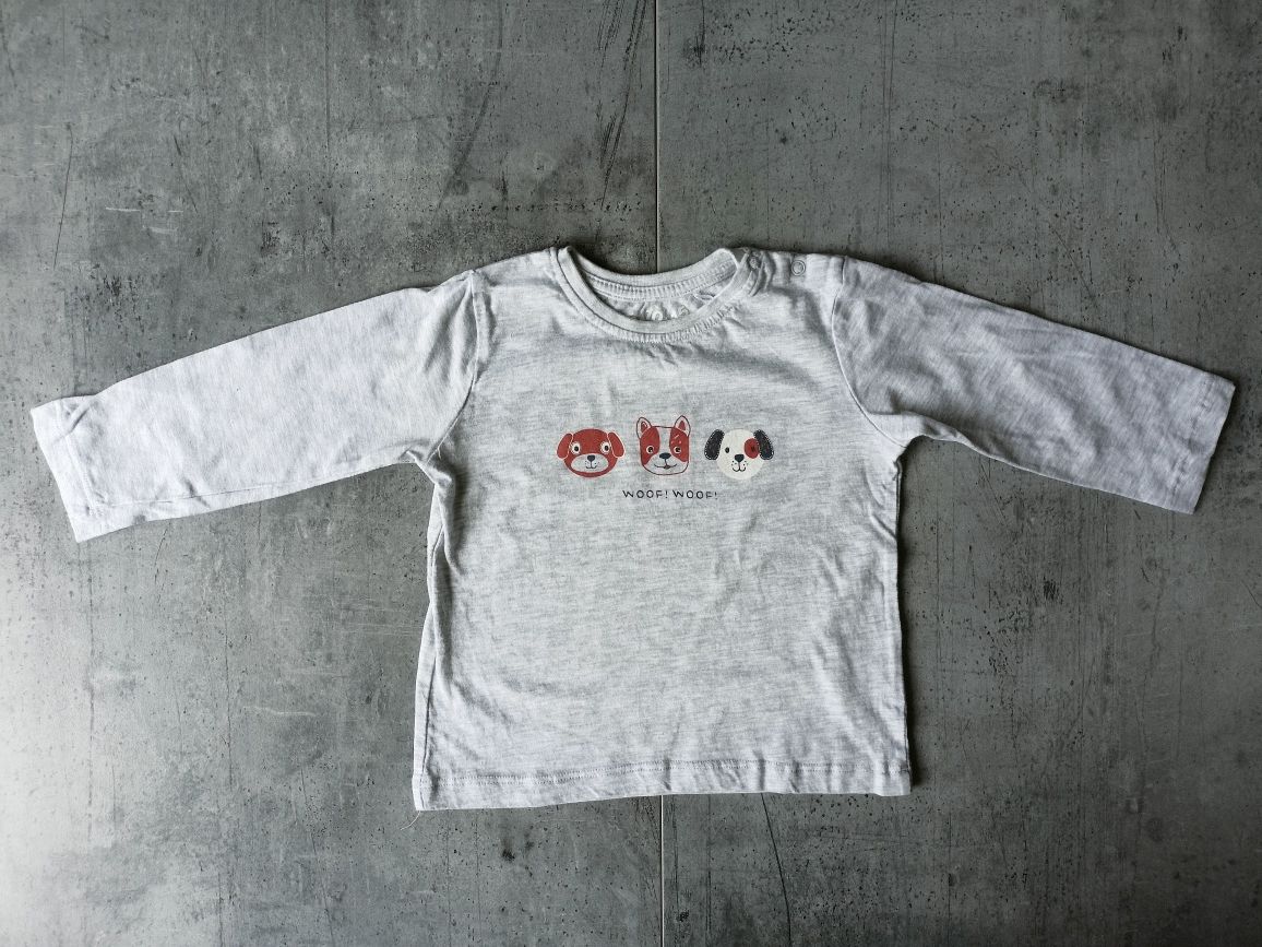 Zestaw ubrań 86 (koszulki, spodnie, bluza)