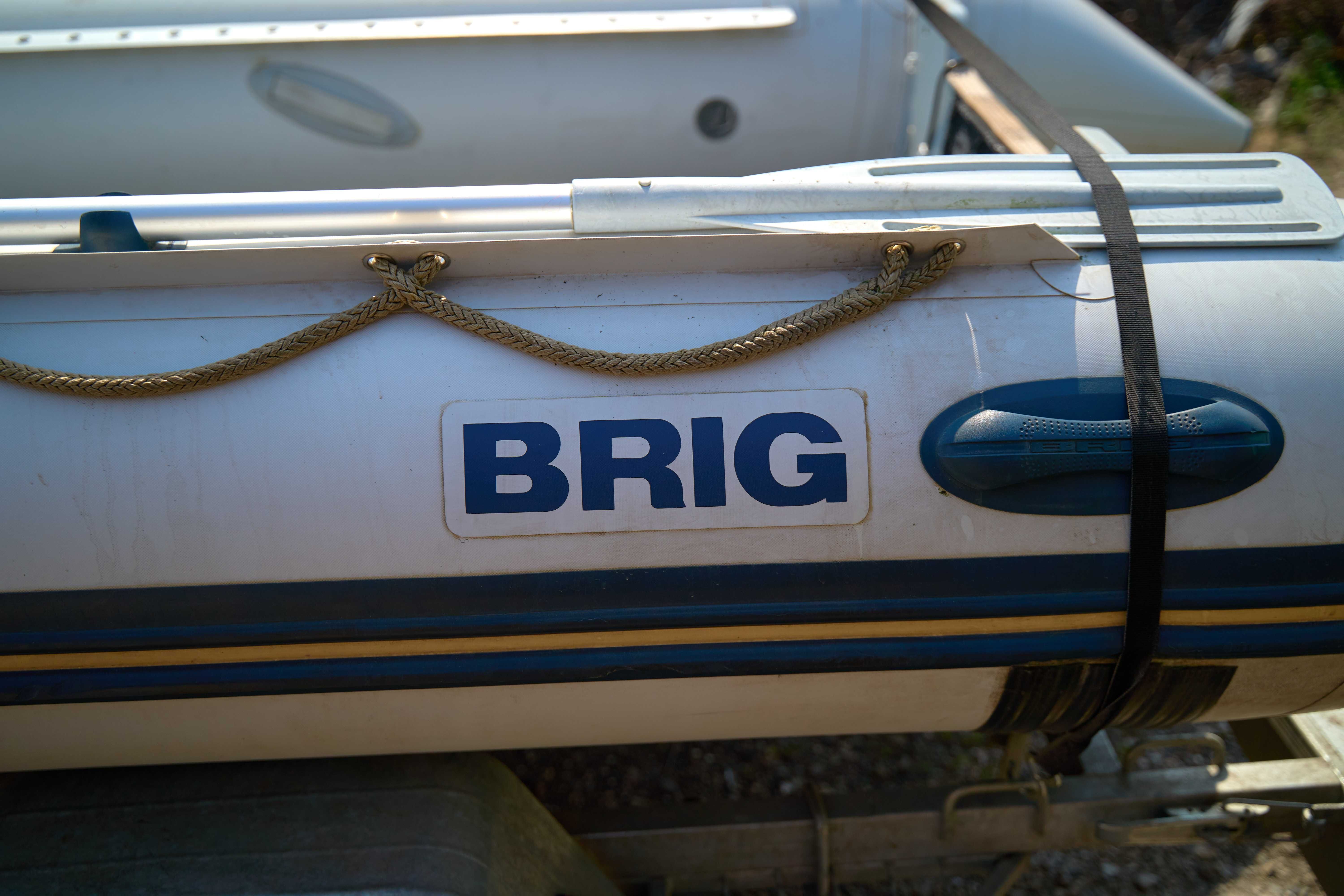 ПВХ човен  Brig Baltic B380 і лафет для перевезення!