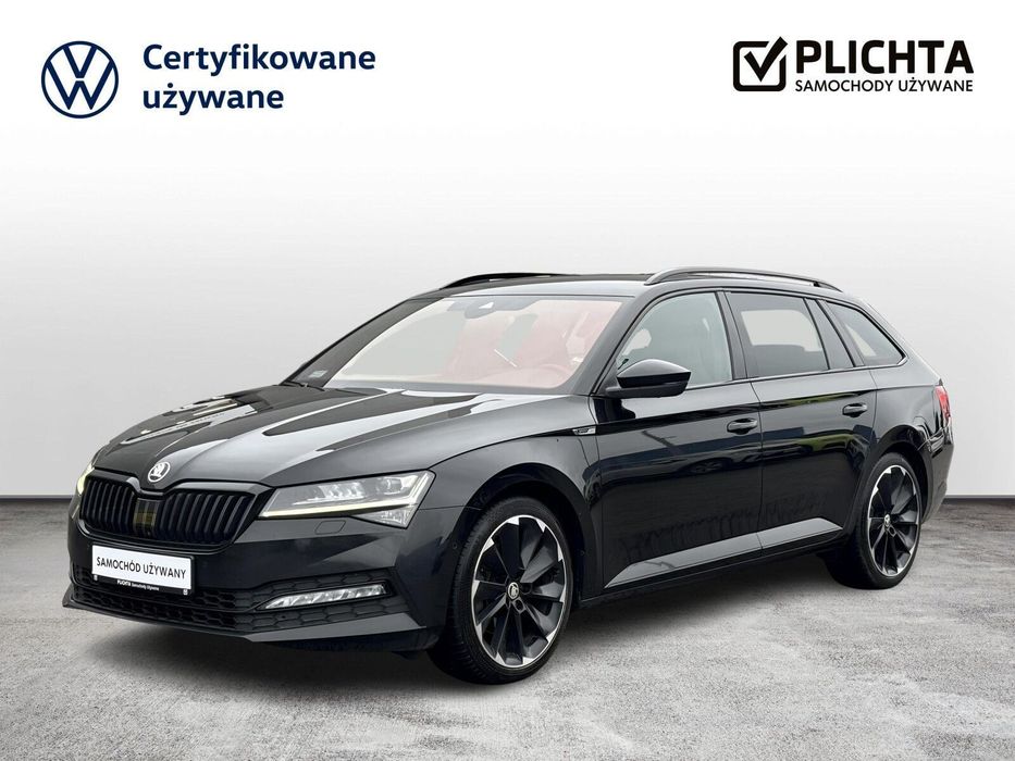 Skoda Superb SPORTLINE TDI DSG 4X4 Matrix Canton Virtual SalonPL SerwisASO FV23