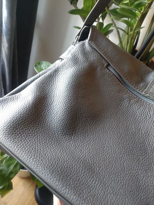 Torba skórzana listonoszka Made in Poland