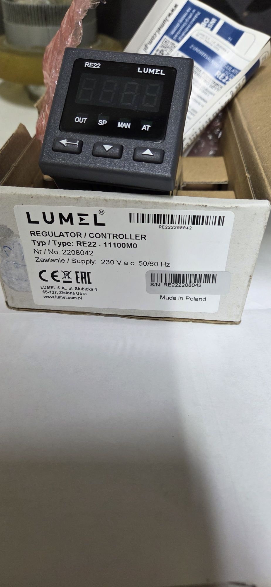 Lumel RE22 regulator temperatury